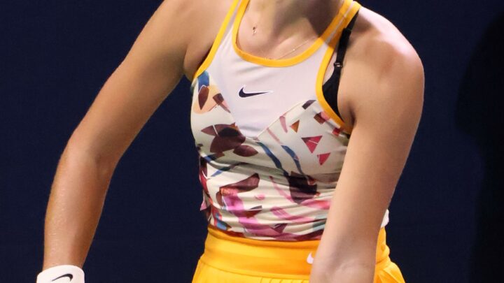 Архивное фото Мирры Андреевой на US Open-2023, не турнир в Ухане.