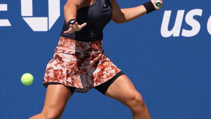 Архивное фото Дианы Шнайдер на US Open-2023, не матч в Ухане.